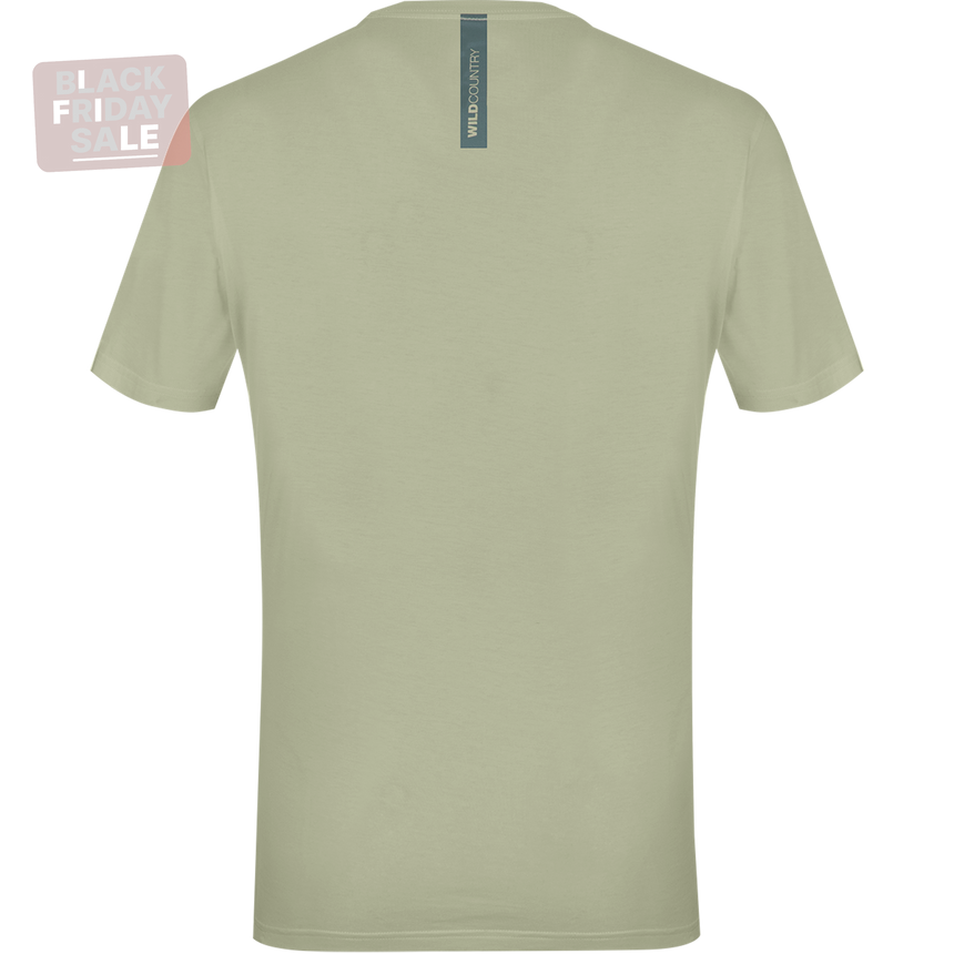 Wild Country Climbing Heritage T-Shirt Man Outdoor Action Jade - Back