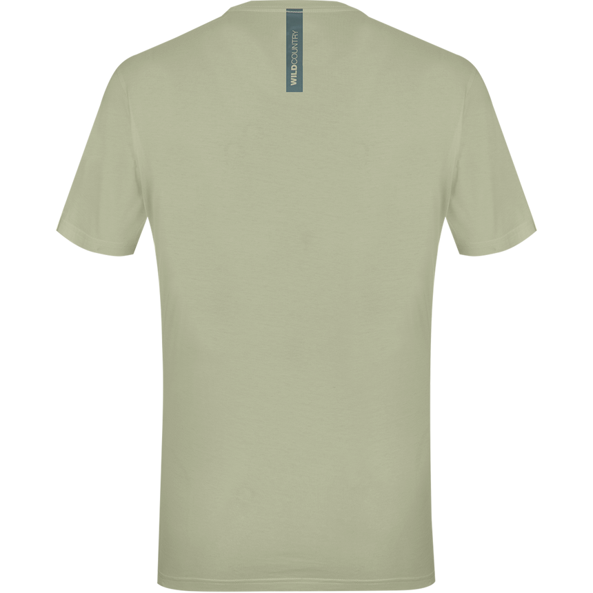 Wild Country Climbing Heritage T-Shirt Man Outdoor Action Jade - Back