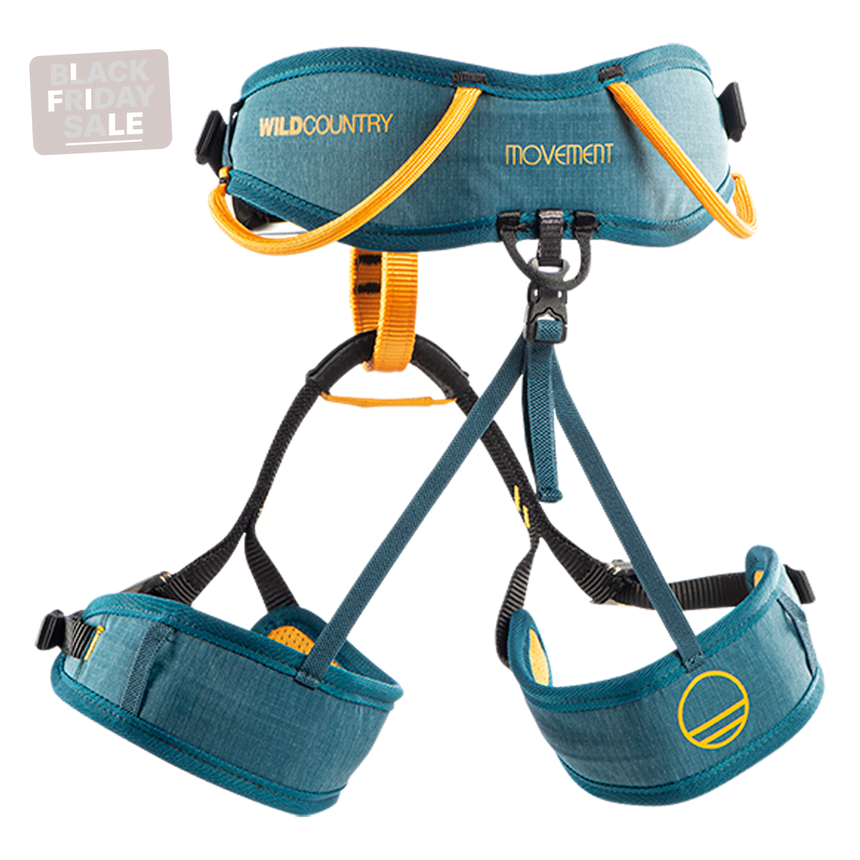 Wild Country Climbing Movement Kids Harness Outdoor Action Petrol/Nectar - Back