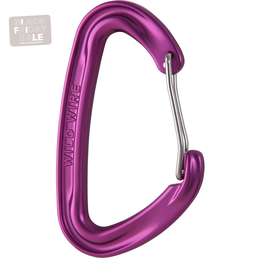 Wild Country Climbing Wildwire Carabiner Outdoor Action Purple - Side