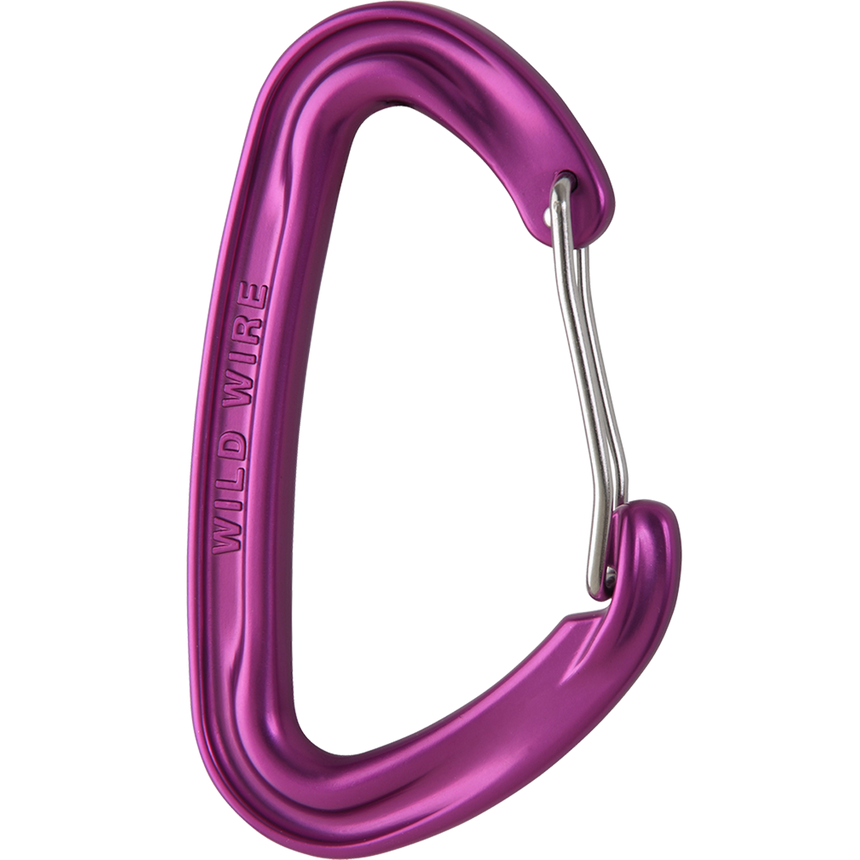 Wild Country Climbing Wildwire Carabiner Outdoor Action Purple - Side
