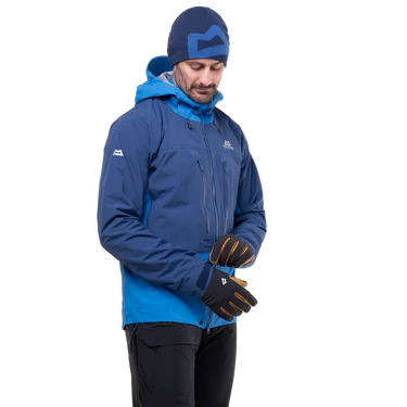 Mountain Equipment Orion Men's Jacket Outdoor Action Atlantic/Admiral- Laminated cuffs