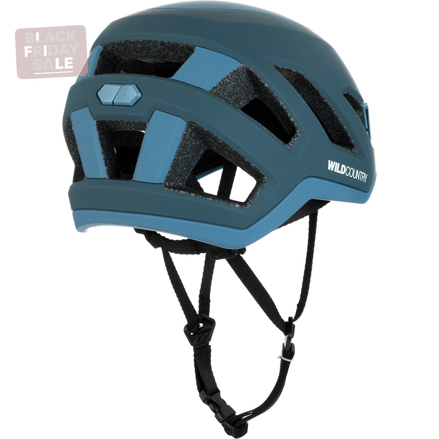 Wild Country Climbing Syncro Helmet Outdoor Action Petrol - Back Angled