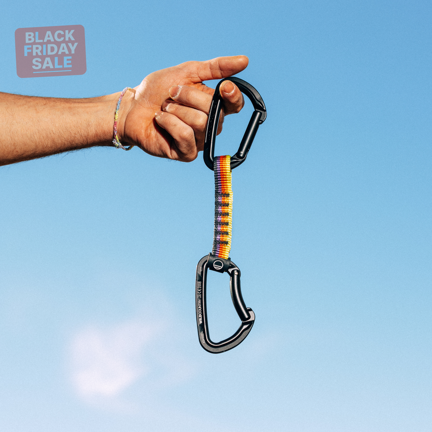 Wild Country Climbing Session Quickdraw Outdoor Action Heritage - Product In Use