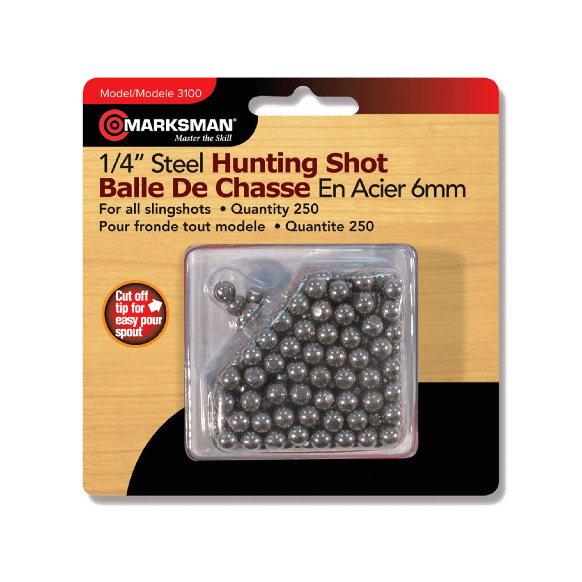Marksman 3100 – 1/4 in. Steel Hunting Shot