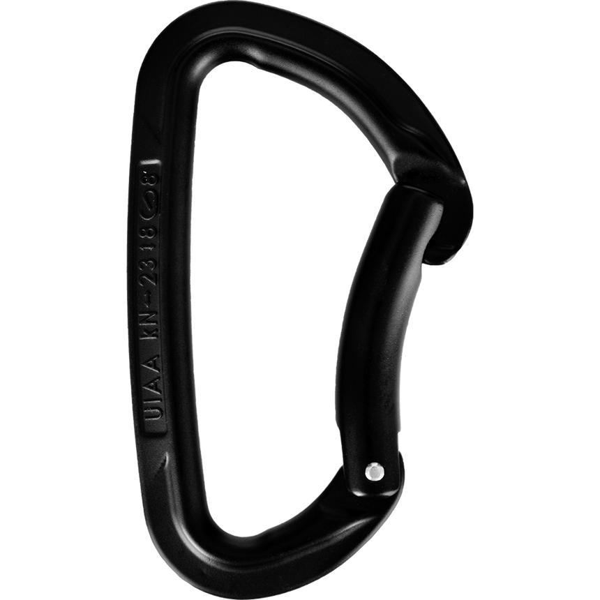 Wild Country Climbing Session Bent Gate Carabiner Outdoor Action Black - Side