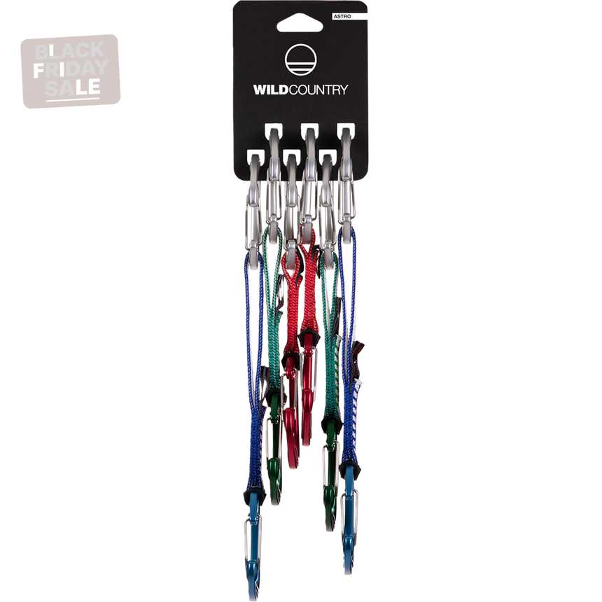 Wild Country Climbing Astro Quickdraw 6 Pack Trad Outdoor Action Uni - Set