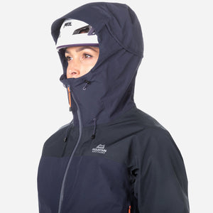 Mountain Equipment Saltoro GORE-TEX Women's Jacket close up hood and zip image