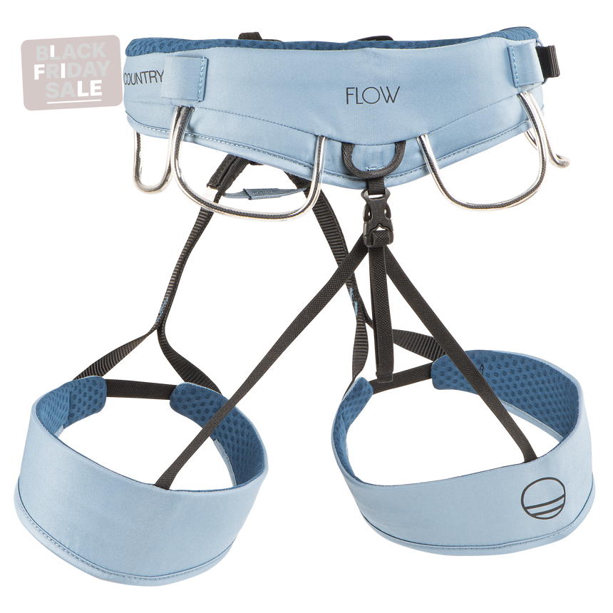 Wild Country Climbing Flow 2.0 Women's Harness Outdoor Action Deepwater/Petrol - Back