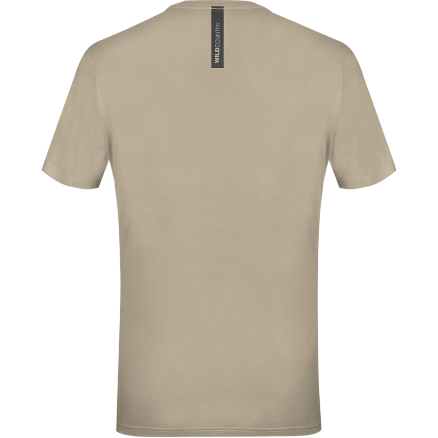 Wild Country Climbing Flow T-Shirt Man Outdoor Action Brindle - Back