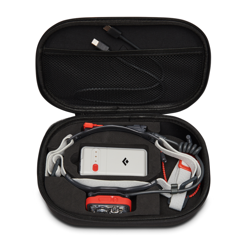 Black Diamond Distance 1500 Headlamp Outdoor Action Octane- Storage case