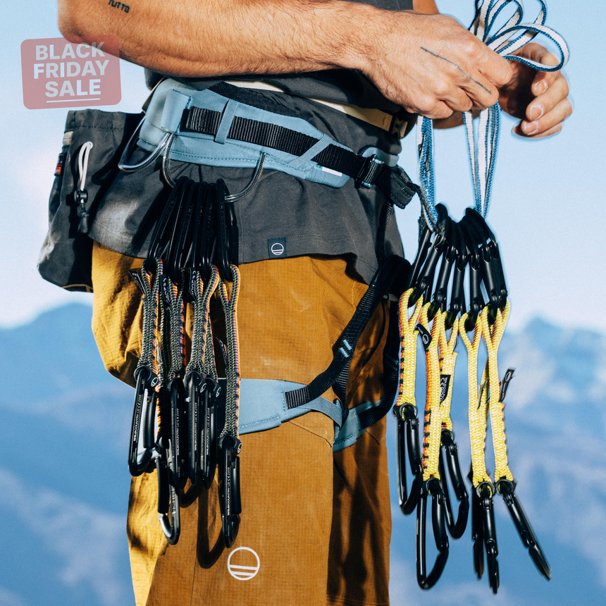 Wild Country Climbing Session Quickdraw Outdoor Action Heritage - Product In Use