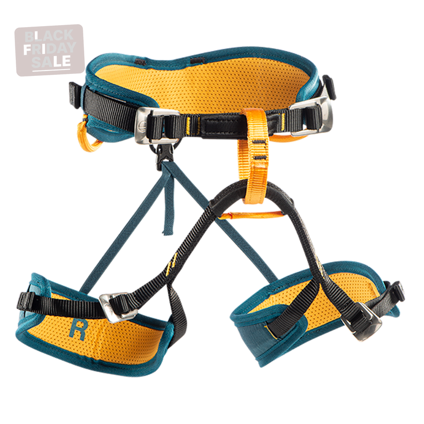 Wild Country Climbing Movement Kids Harness Outdoor Action Petrol/Nectar - Front