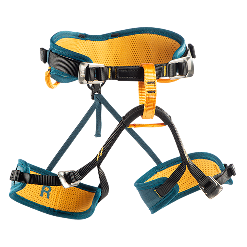 Wild Country Climbing Movement Kids Harness Outdoor Action Petrol/Nectar - Front