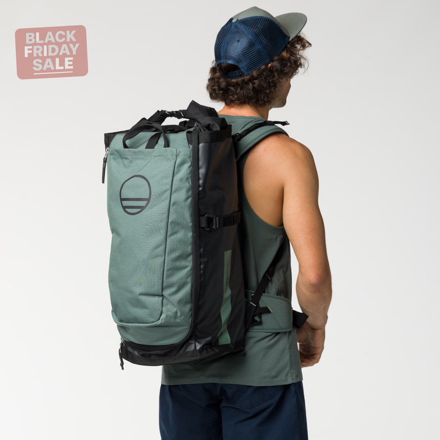 Wild Country Climbing Crag Hauler 40 Backpack Outdoor Action Black/Marsh - Durable aluminium buckles