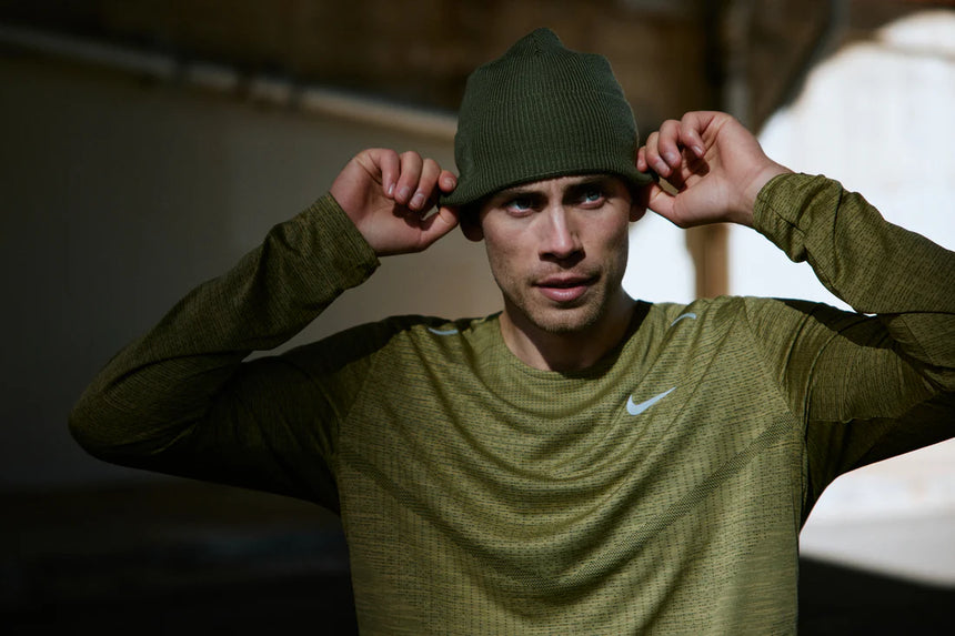 BUFFBuff CrossKnitt BeanieOutdoor Action