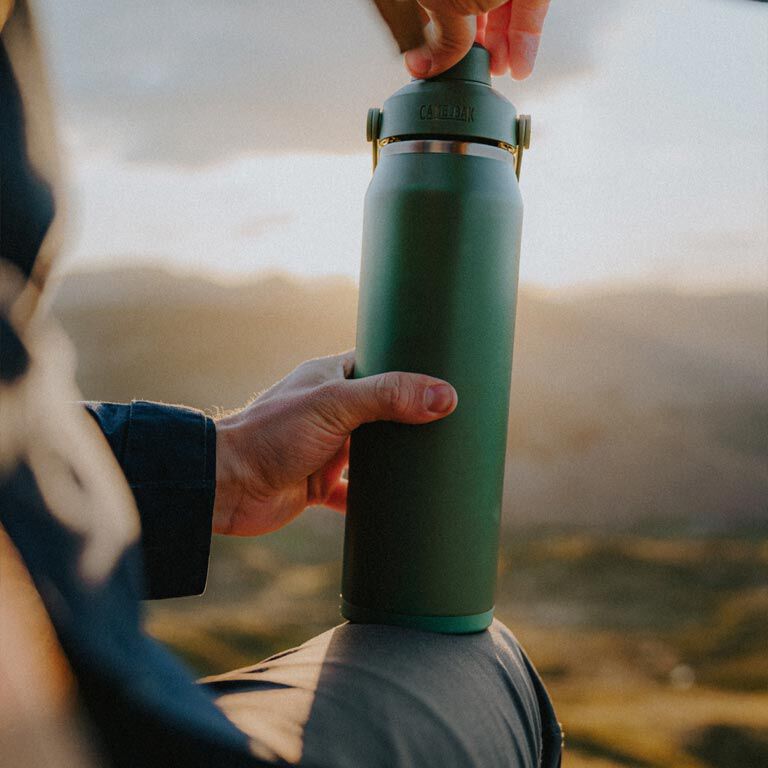 Camelbak Thrive™ Chug 20oz Bottle, Insulated Stainless Steel Outdoor Action- Leak Proof Lid
