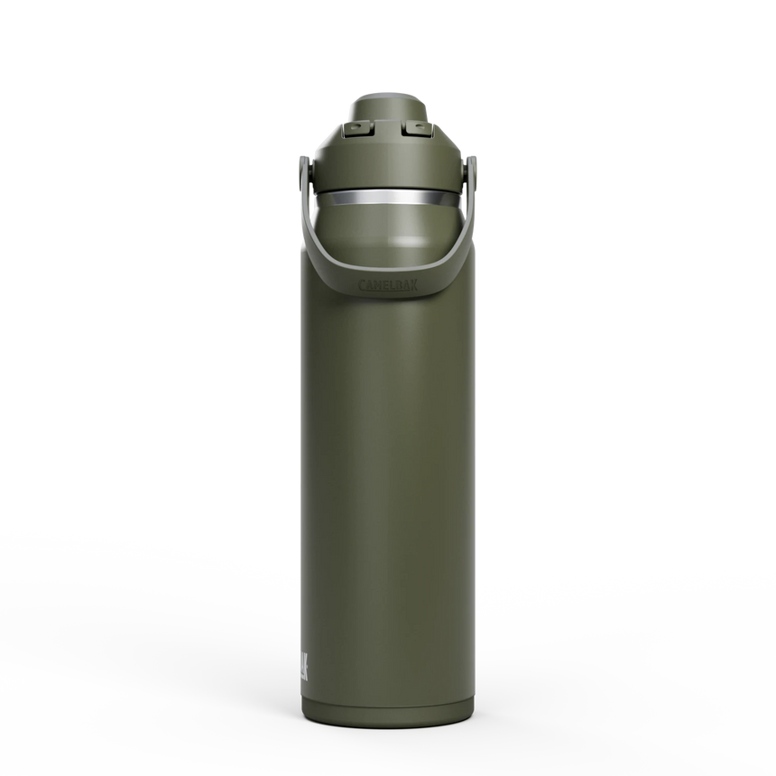 Camelbak Thrive™ Chug 32oz Bottle, Insulated Stainless Steel Outdoor Action Moss- Side
