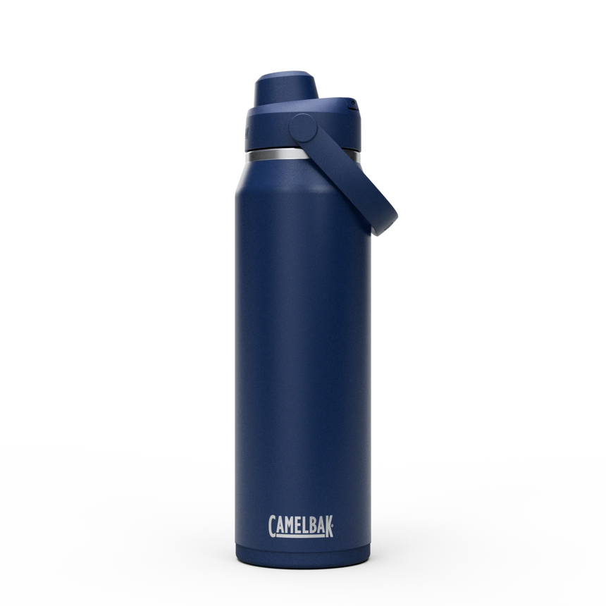Camelbak Thrive™ Chug 32oz Bottle, Insulated Stainless Steel Outdoor Action Navy- Front