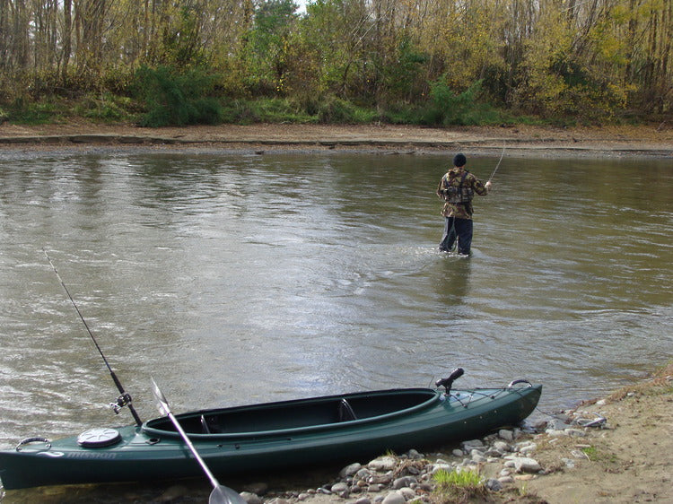 Mission Line 400 Kayak Rainforest Green - River Kayak