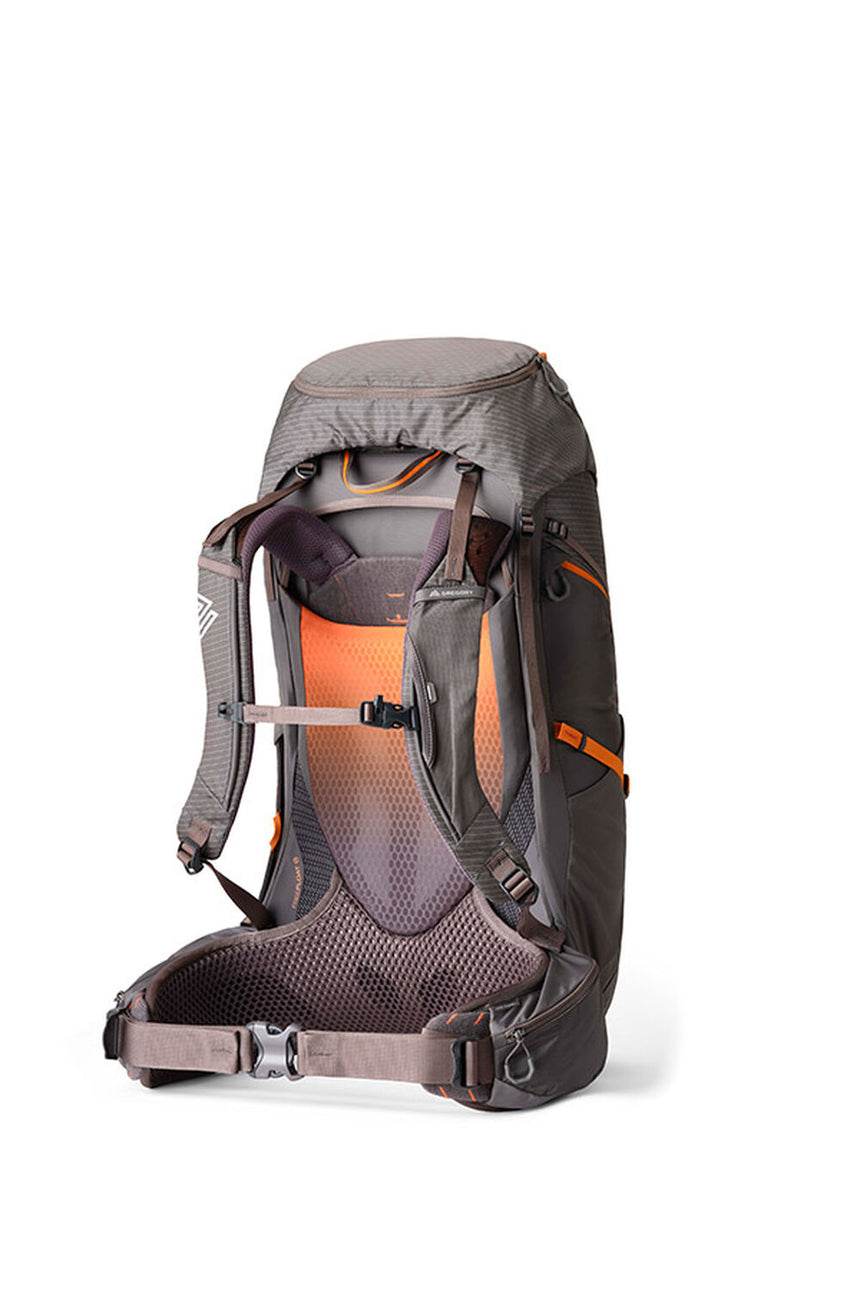 Gregory Maven 48L Women's Backpacking Pack in Grey Melon - Front