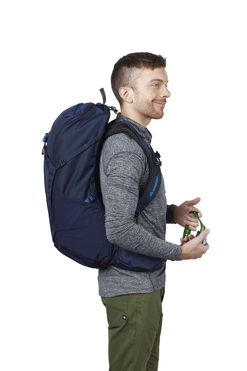 Gregory Zulu 30 Men's Hiking Backpack in Halo Blue - Side