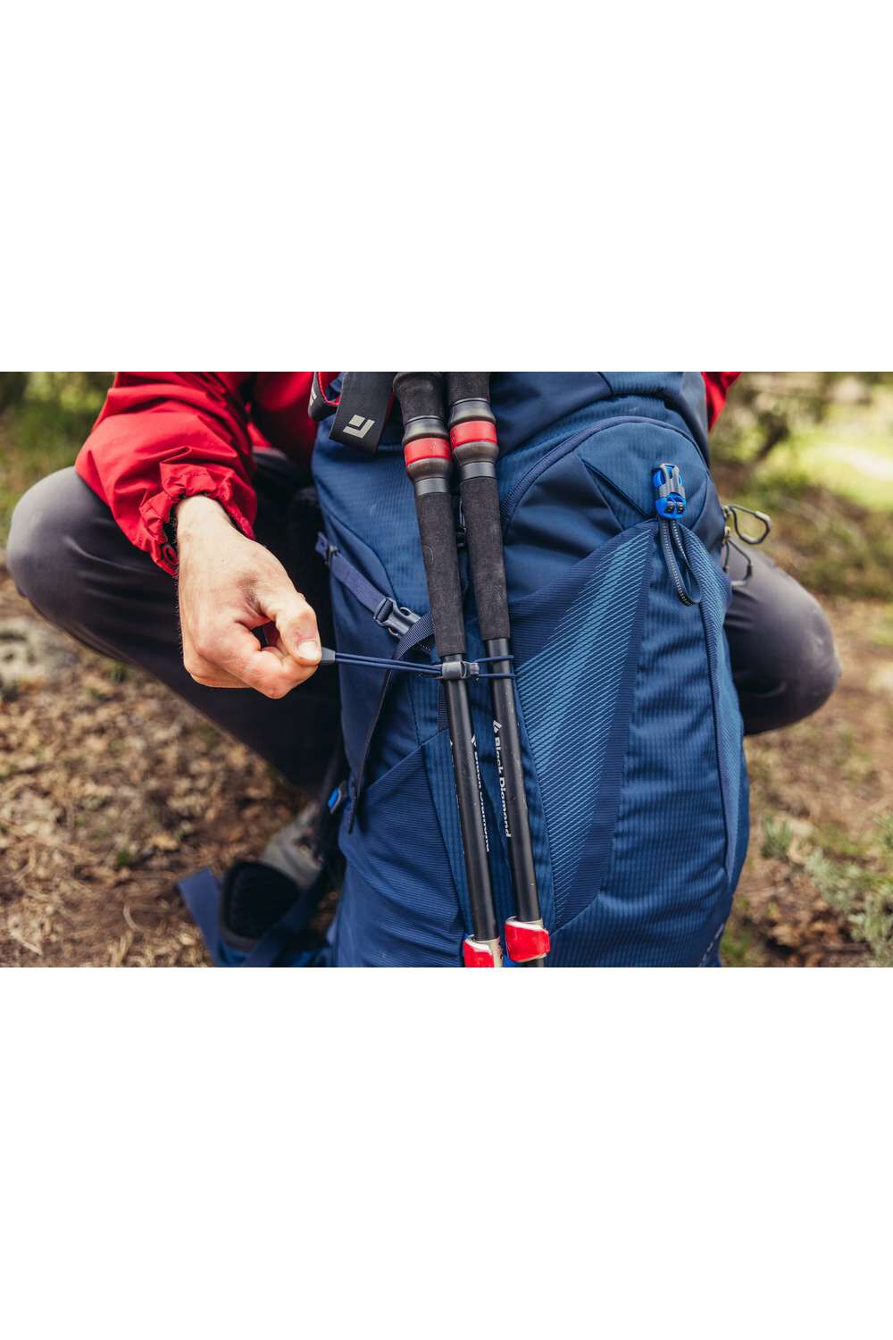 Gregory Zulu 35 Men's Hiking Backpack in Halo Blue - Hipbelt Detail