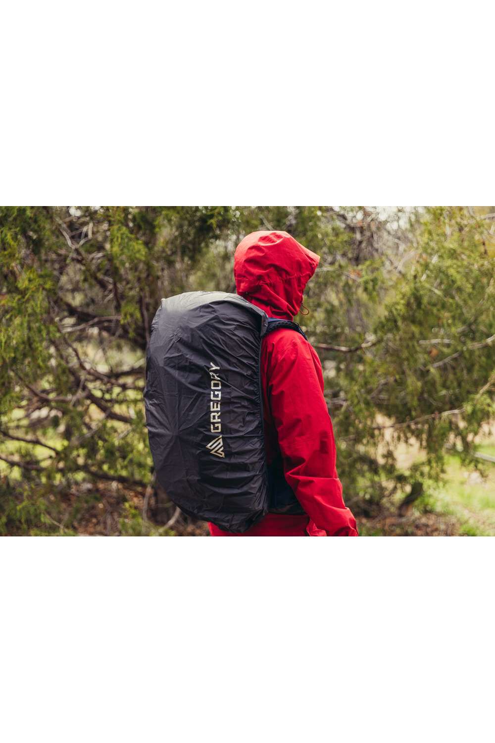 Gregory Zulu 35 Men's Hiking Backpack in Halo Blue - On Trail Rear View