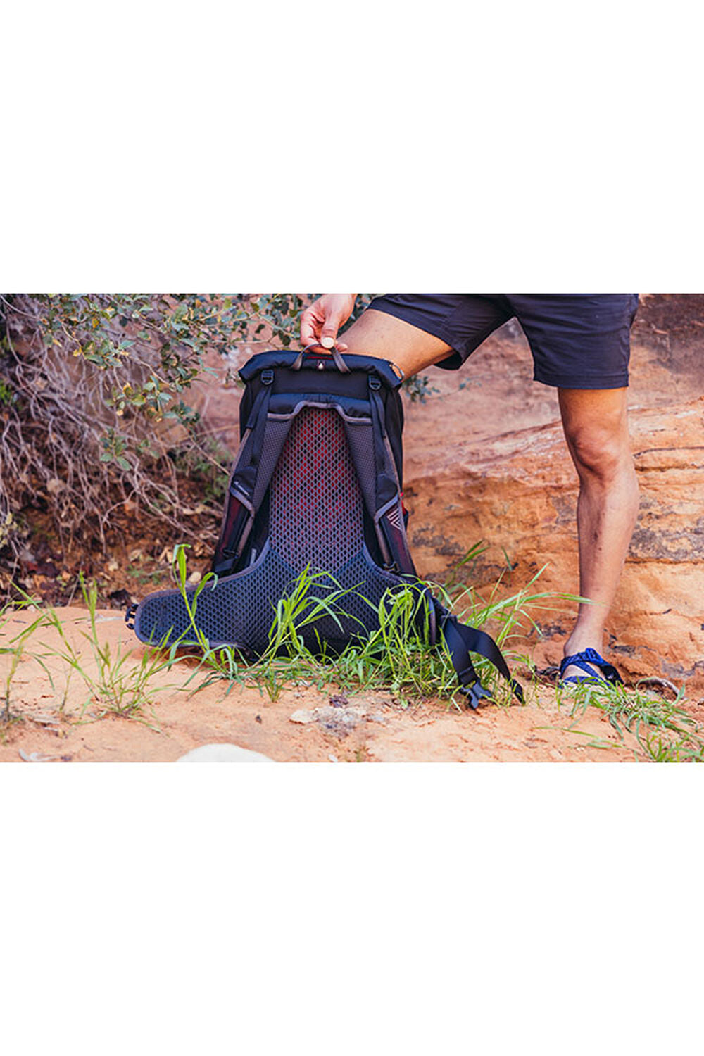 Gregory Zulu LT 28 Men's Hiking Backpack in Starlight Blue - Light Attachment Loop