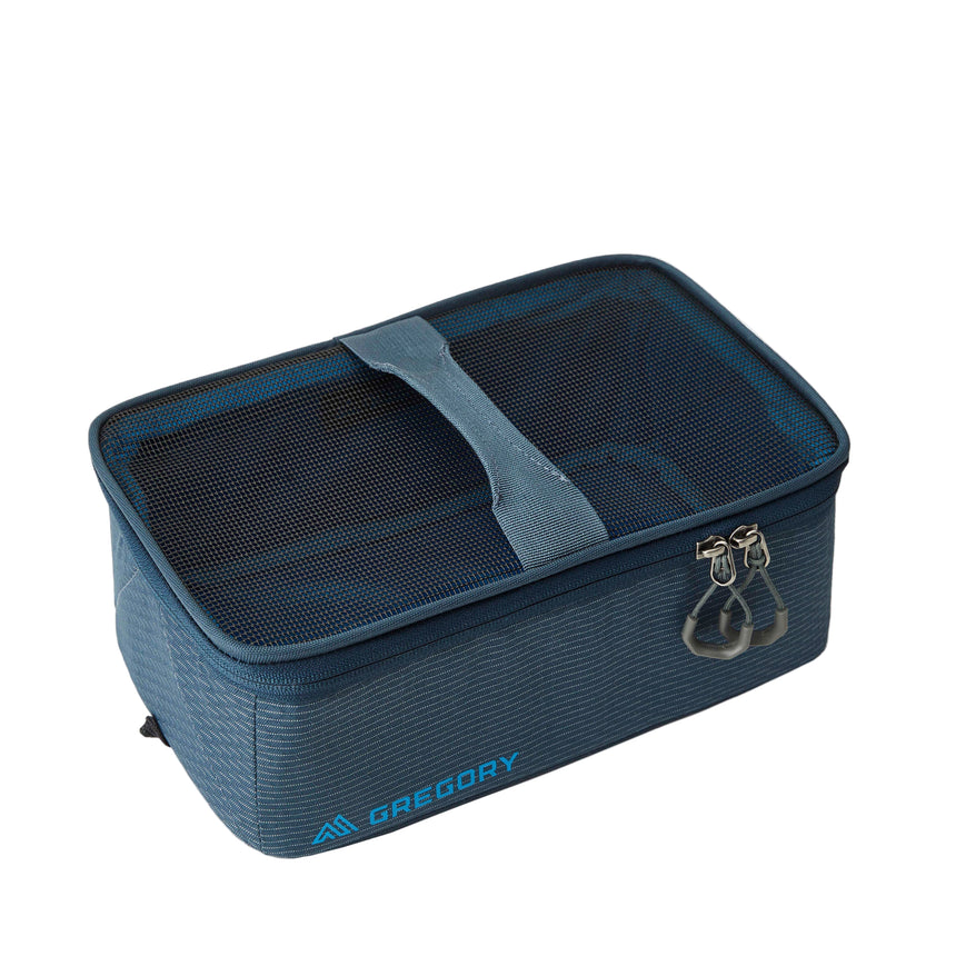 Gregory Alpaca Gear Pod 5L in Slate Blue - Product Overview with stackable design