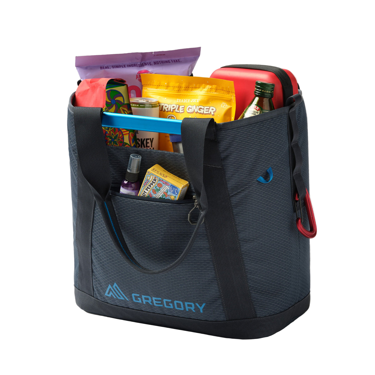 Gregory Alpaca Utility Tote 35L Fully Loaded - demonstrating 35L capacity and upright stability