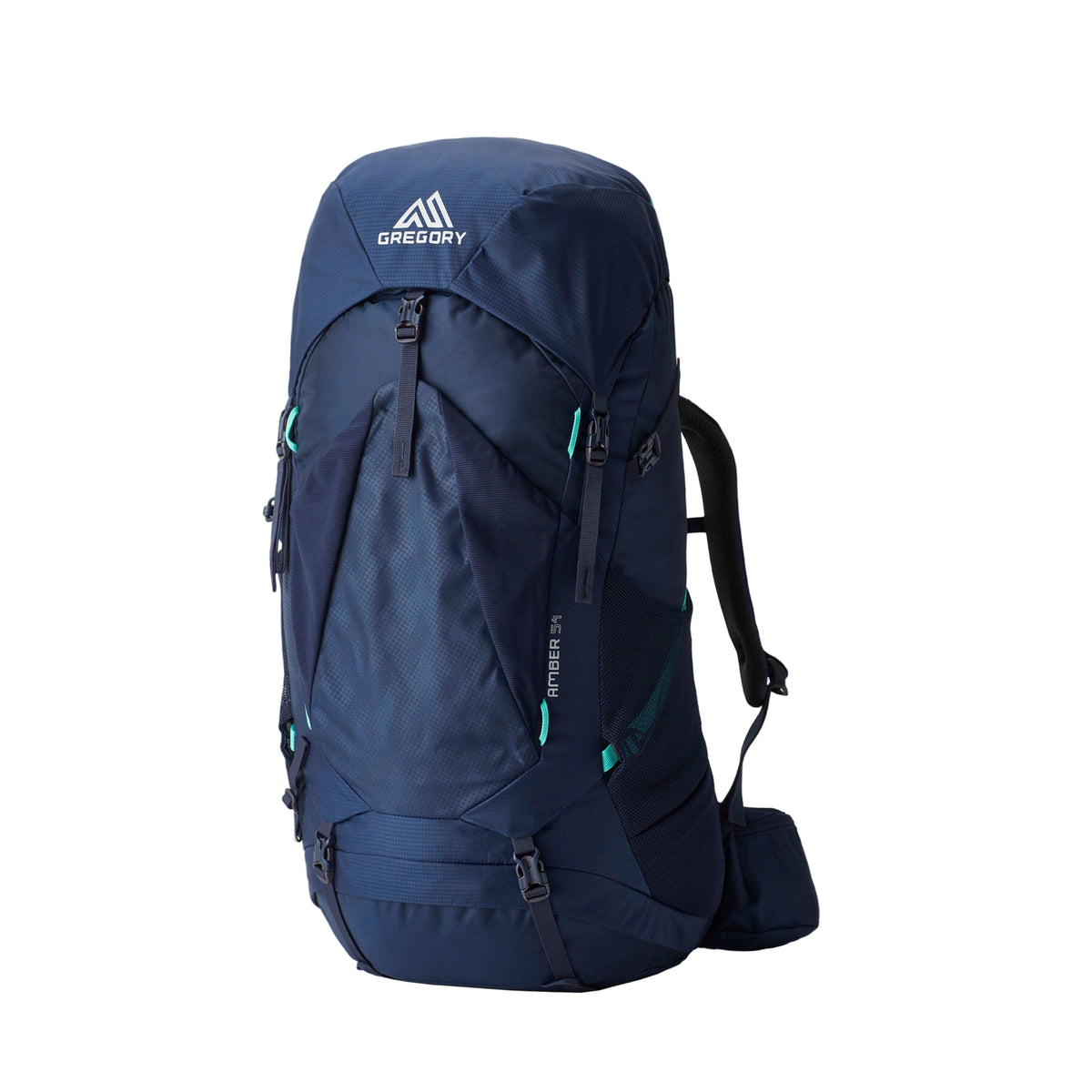 Front View showing adjustable straps and oversized mesh pockets