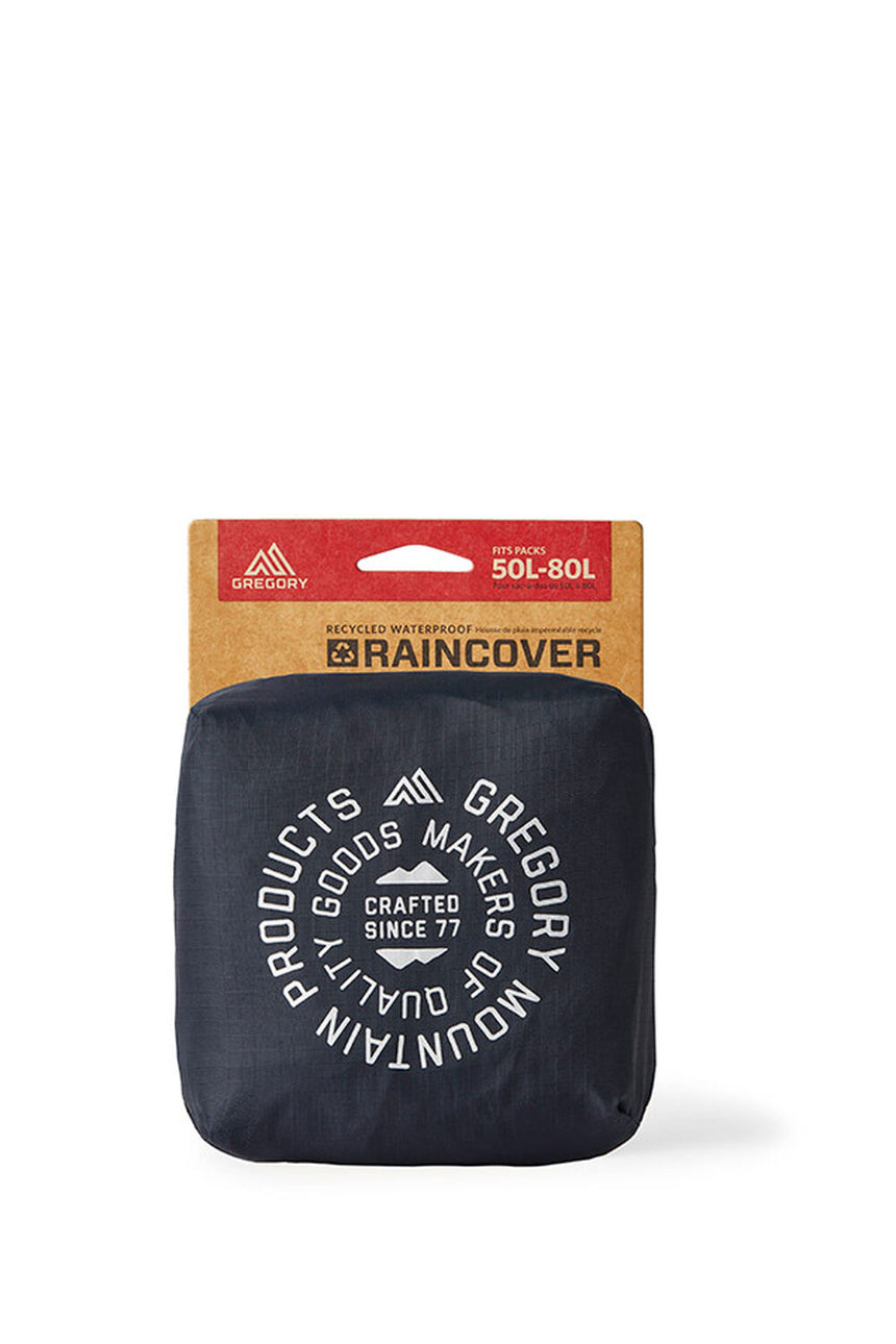 Gregory Raincover 50-80L Packaged - compact 14x14x5cm size for easy storage in backpack