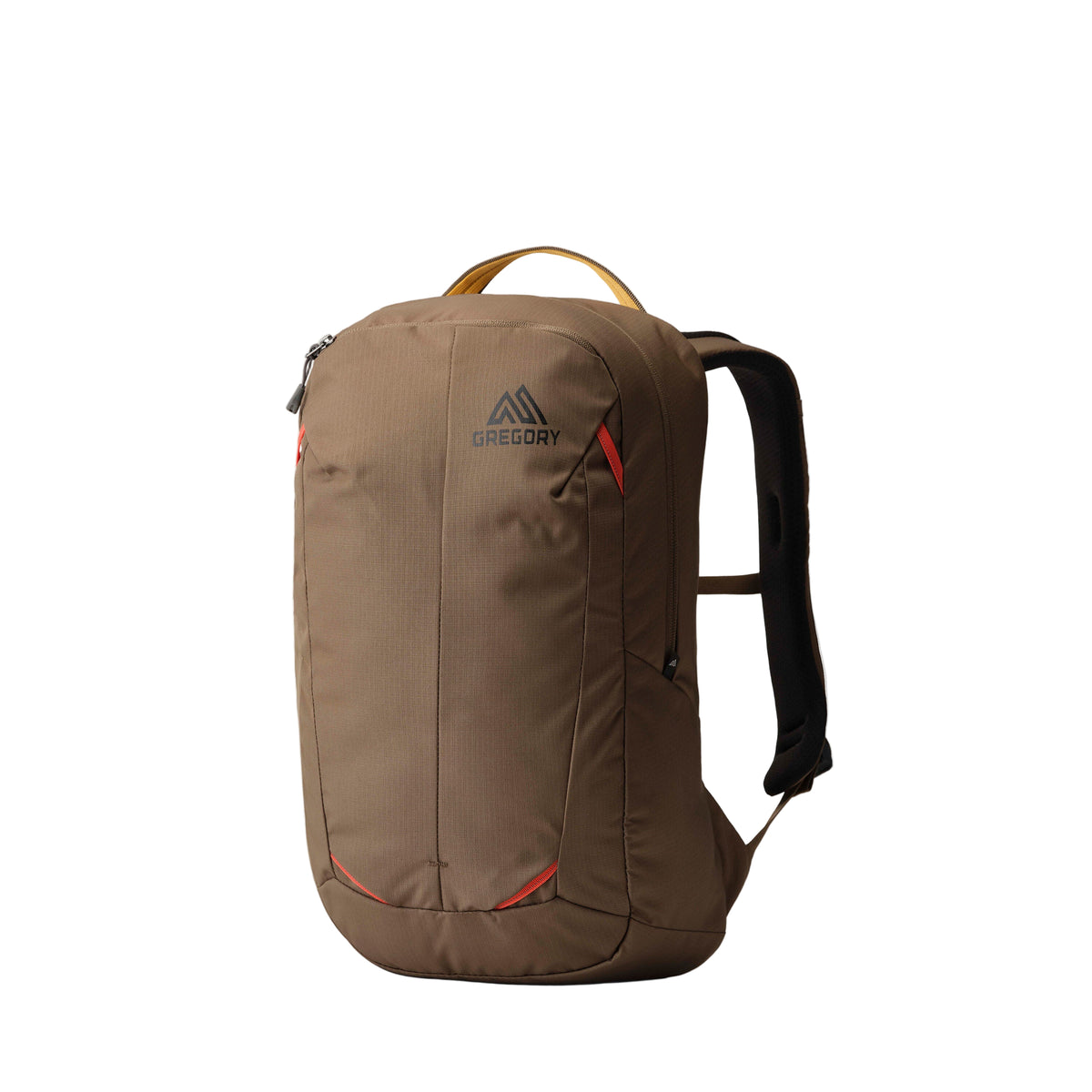 Gregory Retna 20L Everyday Backpack in Mesa Brown - Front View with minimalist design