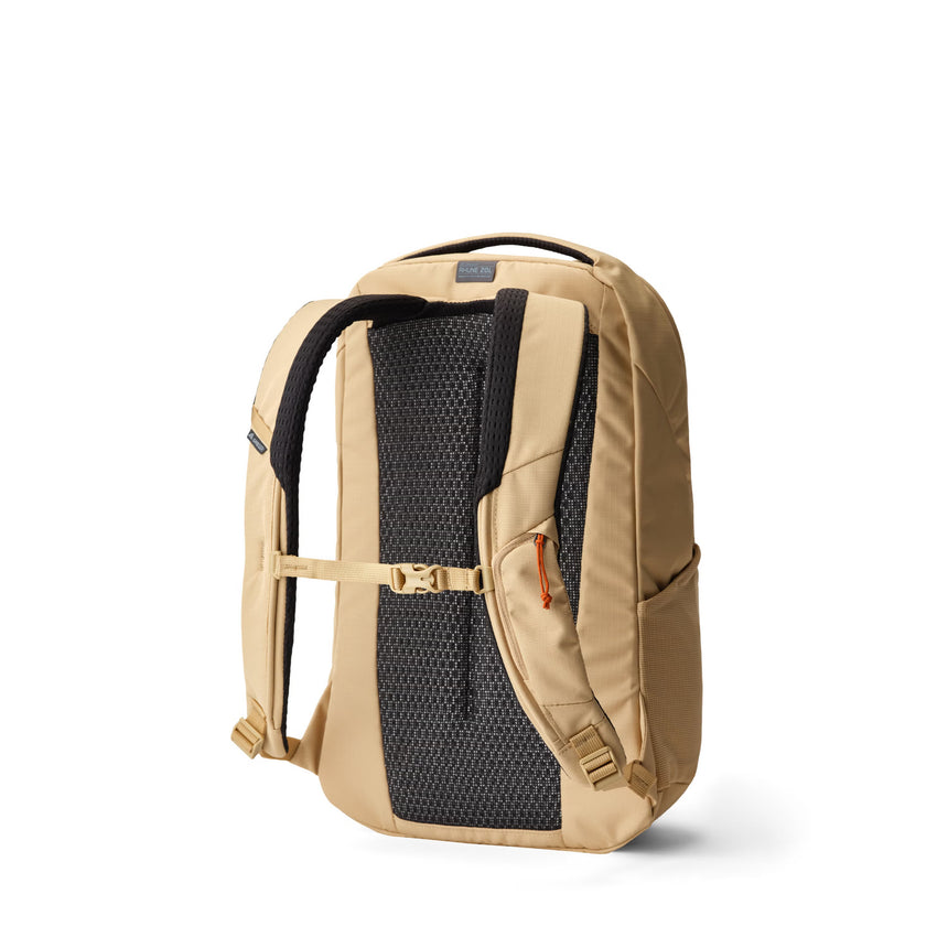 Gregory Rhune 20L Everyday Backpack in Sand Storm - Back View showing AirCushion mesh backpanel