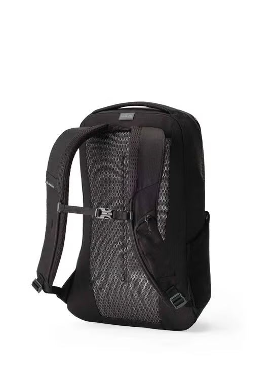 Gregory Rhune 20L Everyday Backpack in Techno Granite - Back View showing padded shoulder harness