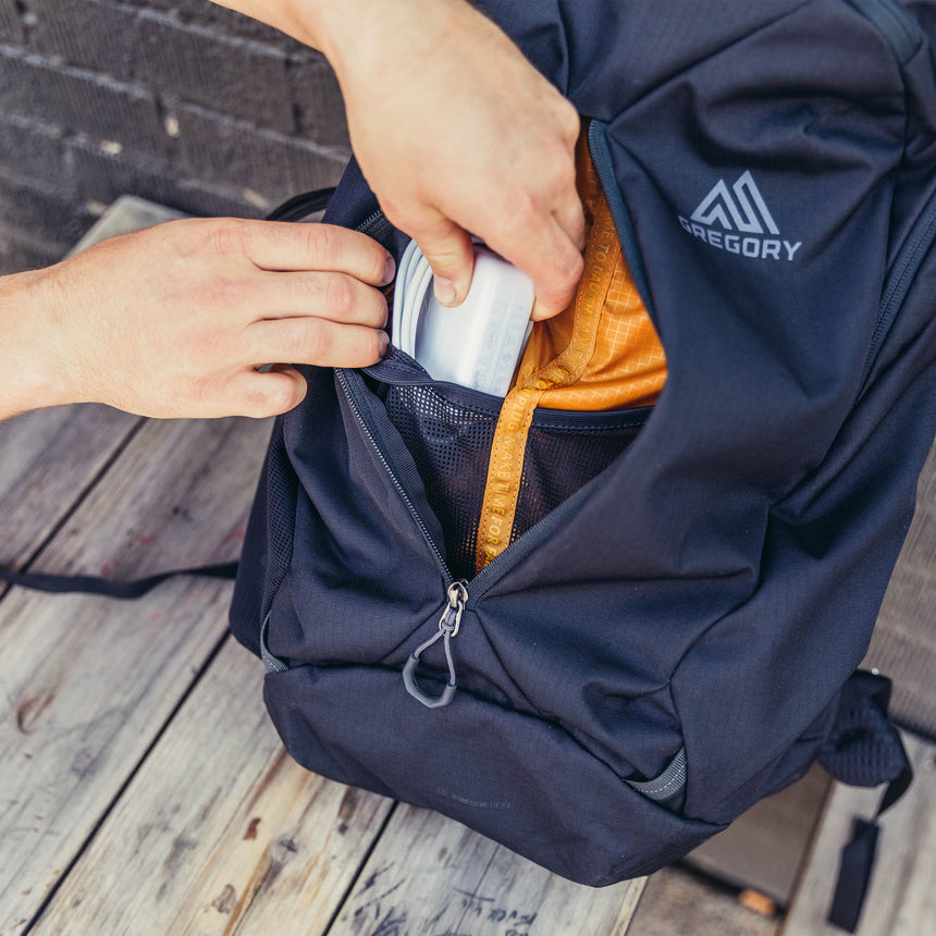 Gregory Rhune 20L Side Swing-Around Access Pocket - quick access stash pocket with key clip