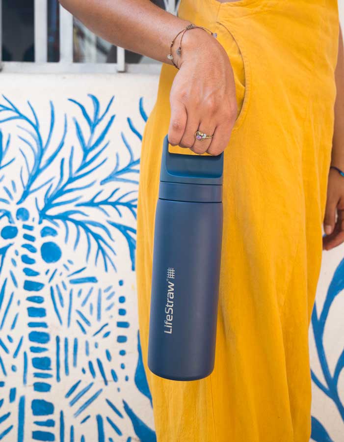 LifeStrawLifeStraw Go Series Stainless Steel Water Filter Bottle 18ozOutdoor Action