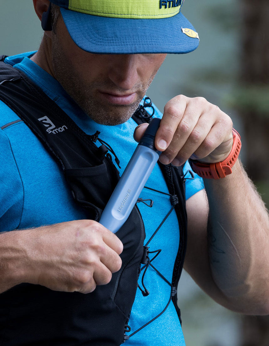 Lifestraw Peak Series Straw Outdoor Action- Product in use