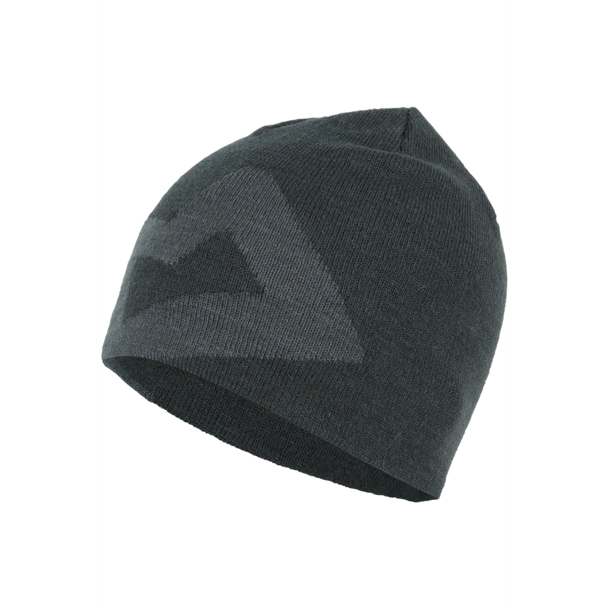 Mountain Equipment Branded Knitted Beanie Outdoor Action Raven/Shadow- front