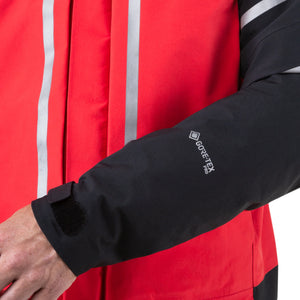 Mountain Equipment Kongur MRT Jacket close up sleeve logo model image