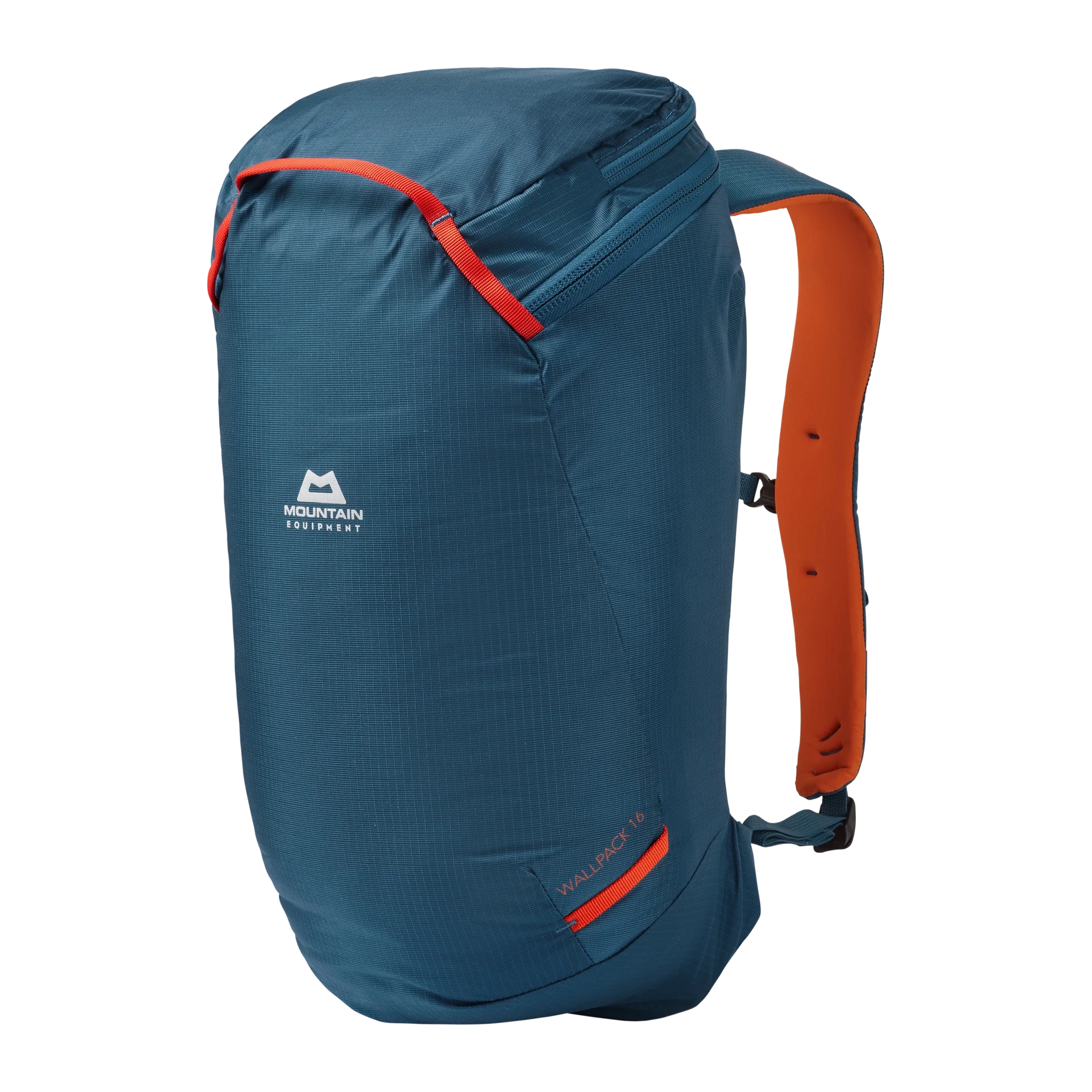 Mountain Equipment Wallpack 16 Anvil/Orange full front angle image