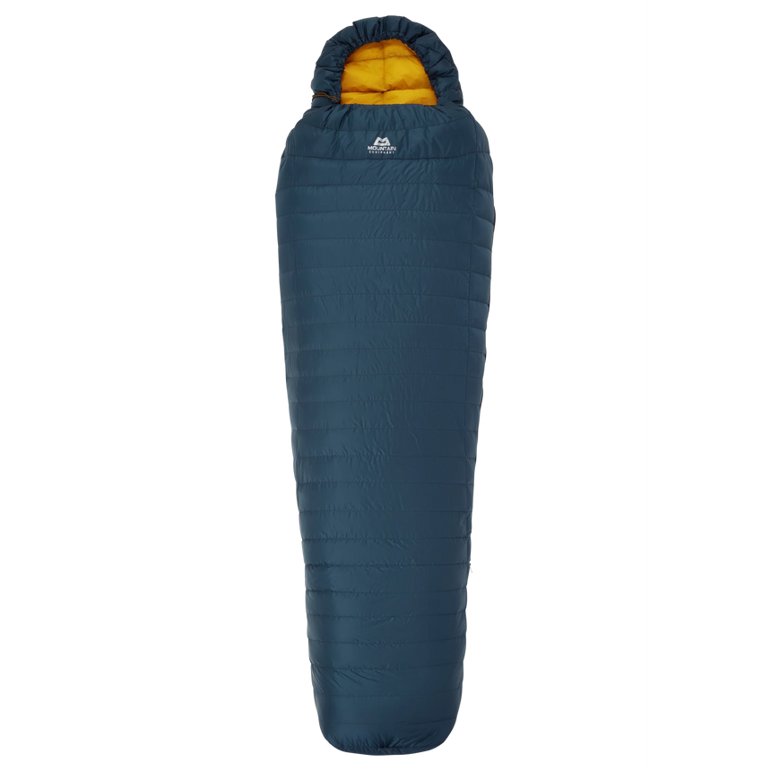 Mountain Equipment Helium Solo Sleeping Bag Outdoor Action Majolica Blue- full length