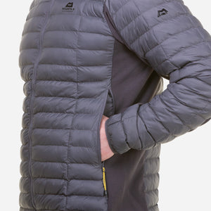 Mountain Equipment Particle Hooded Men's Jacket close up front angle pocket image