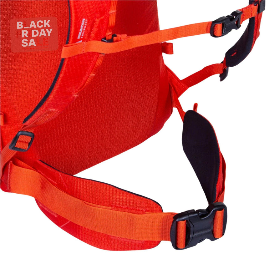 Mountain Equipment Tupilak 30+ Backpack bottom close up side strap image