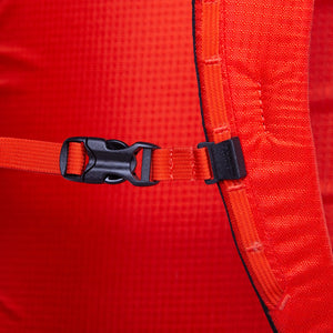 Mountain Equipment Tupilak 30+ Backpack close up cross buckle image