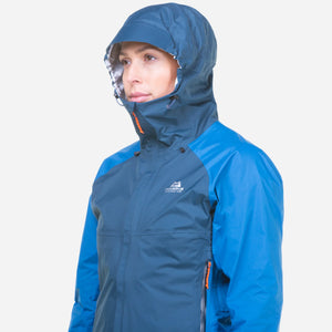 Mountain Equipment Zeno Women's Jacket top half front angle hood and zip image