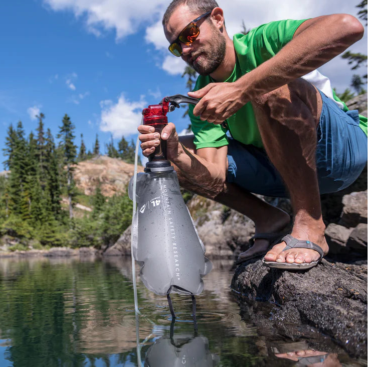 MSR 4L DromLite Bag Outdoor Action- In Use