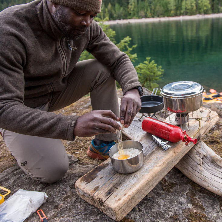 MSR Alpine 2 Pot Set Outdoor Action- product in use