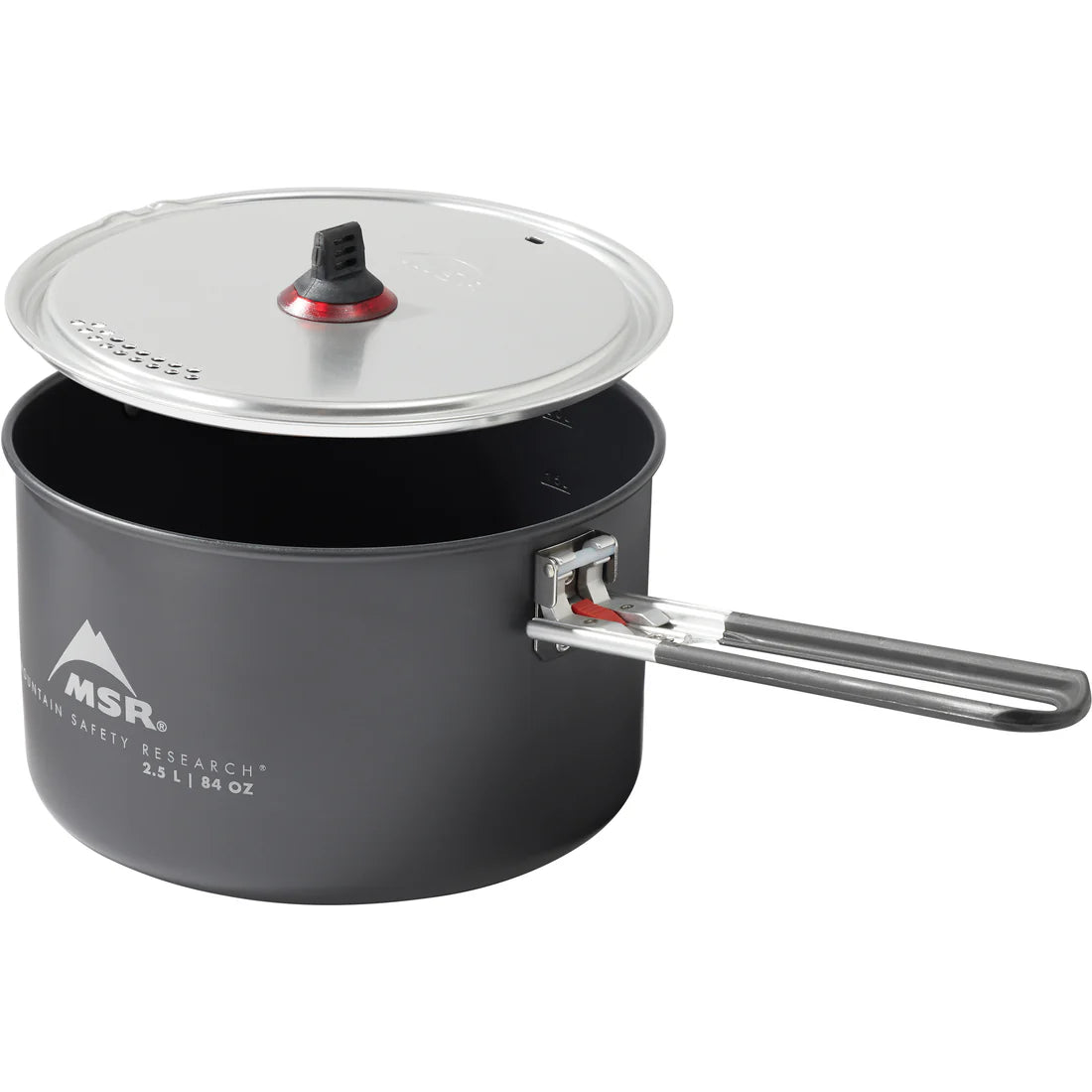 MSR Ceramic 2.5L Pot outdoor Action- Lid Strainer
